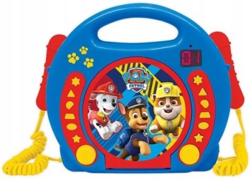 Přenosný CD přehrávač Karaoke Tlapková patrola Paw