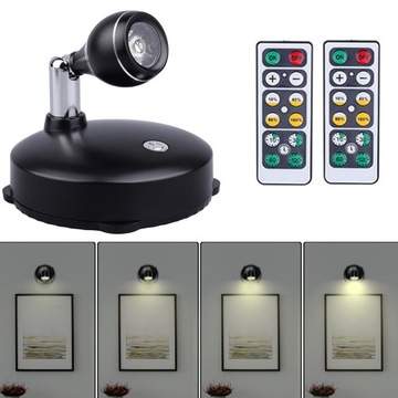 2xLAMPKA BATERIE BEZPRZEWODOWA LED Reflektor+PILOT