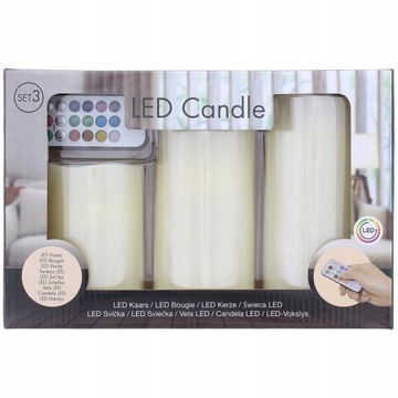 НАБОР ДЕКОРАТИВНЫХ СВЕЧЕЙ С МРАМОРНЫМ ПУЛЬТОМ УПРАВЛЕНИЯ