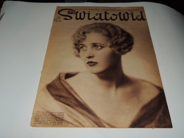 ŚWIATOWID 8/1929 miss Polonia, nocna Warszawa