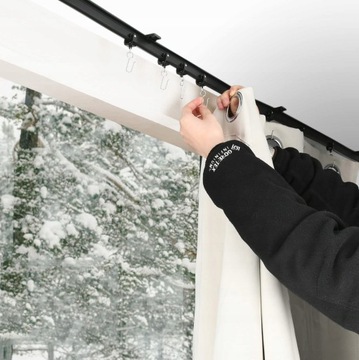 ПОТОЛОЧНЫЙ ШТОР, КРЕПЛЕНИЕ НА ПОТОЛОК, 5М