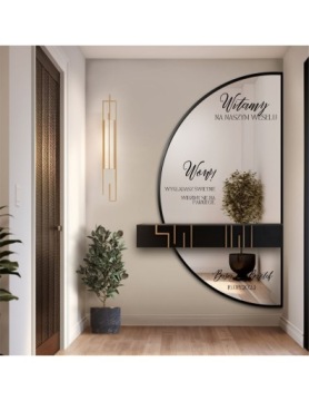 Зеркальная наклейка для свадьбы День рождения Canva + RAKLA