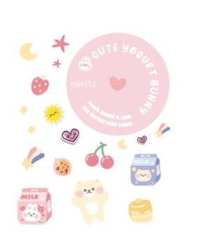 Futerał Etui Pokrowiec do INSTAX Mini 12 Naklejki