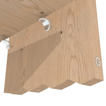 10x Полкодержатель с 2 отверстиями, угловой