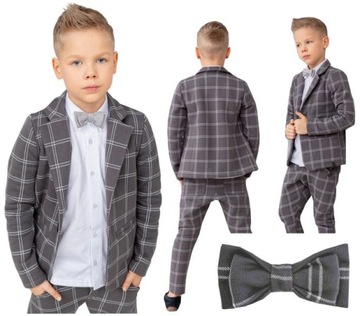 GARNITUR ZESTAW grafit KRATA MUCHA 140/146 G3C