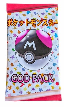 Pokemon TCG Booster Repack God Pack Zestaw 10 Bardzo Rzadkich Kart