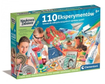 Vědecká zábava 110 experimentů pro děti Clementoni