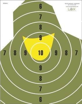Tarcza strzelecka NT 23P żołnierz - mini - 25 szt.