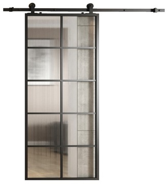 Drzwi Szklane Przesuwne System Loft 100 Flutez 10