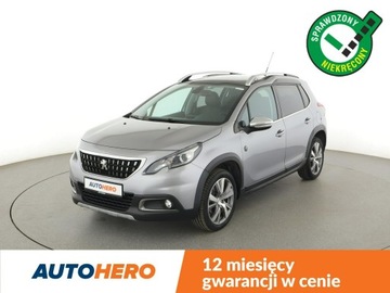 Peugeot 2008 I SUV Facelifting 1.2 PureTech 110KM 2017 Peugeot 2008 1.2 Automat Crossway Panorama Navi