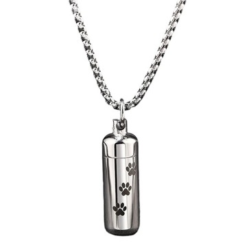 Cremation Urn Necklace Cylinder Locket Jewelr