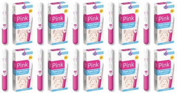 PINK TEST CIĄŻOWY STRUMIENIOWY JUŻ 2 DNI PO 10szt