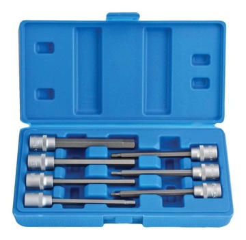 NASADKI KLUCZE TRZPIENIOWE NASADOWE IMBUS HEX CALOWE 1/8-3/8 DŁUGIE 110mm