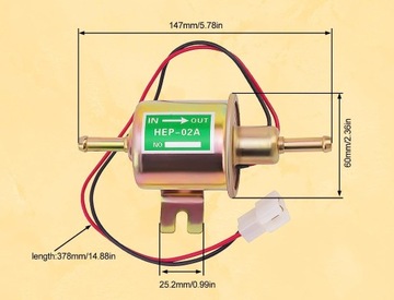 Электрический топливный насос 12В
