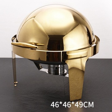 Chafer Sturdy 6л, со стальной ручкой, удобный для переноски, переворачивающаяся крышка, пищевой C