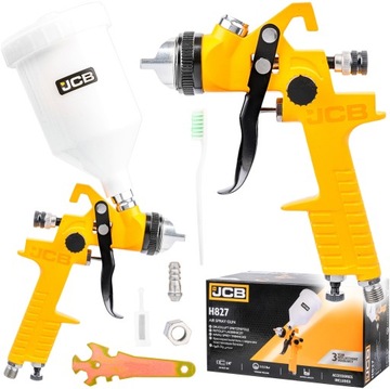 ПНЕВМАТИЧЕСКИЙ ПИСТОЛЕТ ДЛЯ ПОКРАСКИ 1,4 мм 600 МЛ JCB