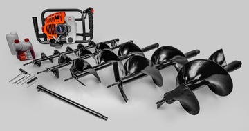 БЕНЗИНОВАЯ БУРОВАЯ УСТАНОВКА ДЛЯ ПОЧВЫ ШНЕКОВЫЕ БУРЫ ДЛЯ НЕФТИ