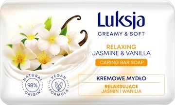 Mydło Luksja Creamy & Soft Jaśminowy, Waniliowy 90 g