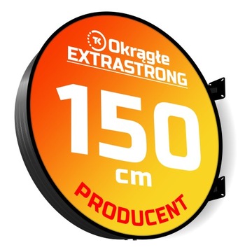 Kaseton Okrągły LED EXTRA STRONG 2-str 150cm