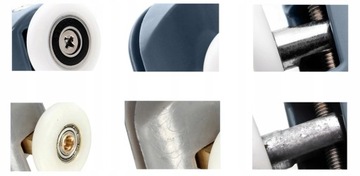 ROLKI KÓŁKA ROLKA DO KABINY PRYSZNICOWEJ 23MM ZESTAW 8SZT