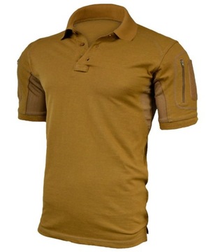 Texar Koszulka Polo Męska Taktyczna T-Shirt Elite Pro Coyote XL