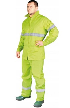 Komplet ochronny przeciwdeszczowy ostrzegawc r.3XL