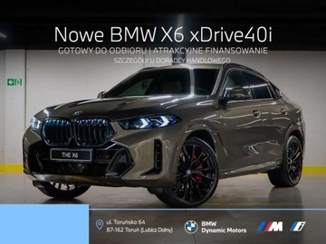 BMW X6 G06 SUV Facelifting 3.0 40i 381KM 2025 BMW X6 xDrive40i 381 KM mHEV - Kamera 360 - M Pro - HarmanKardon - Panorama