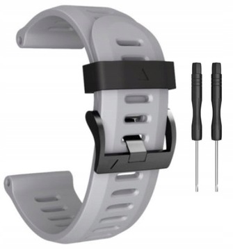 PASEK DO GARMIN FENIX 6X PRO 3 3HR 5X SZARY