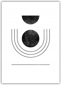 PLAKAT GEOMETRIA 70x100 grafika WYDRUK poster B1