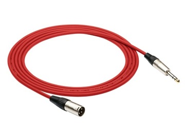 Kabel Mikrofonowy Red XLR M-Jack Stereo 6.3 2m