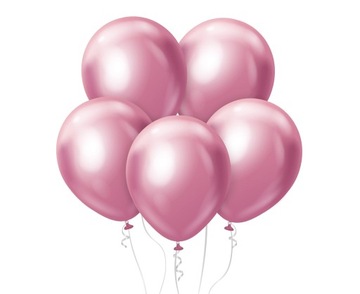Balony Platynowe Jasnoróżowe 30 cm 7 szt.