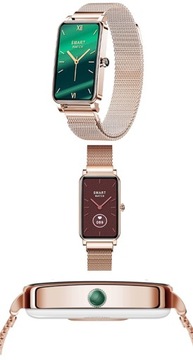 SMARTWATCH ZEGAREK MENU POLSKIE DAMSKI WATCH PL PULS SPORT SMART POŁĄCZENIA