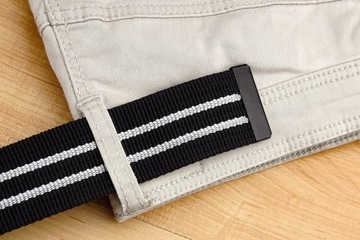 DŁUGI Pasek Parciany Męski Gracio do Spodni 135cm