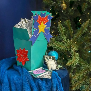 БОЛЬШОЙ АДВЕНТ-КАЛЕНДАРЬ С КОФЕ И ЧАЕМ ПРЕМИУТОГО ПРЕМИУТМАТА 24 разных вкуса + DIY