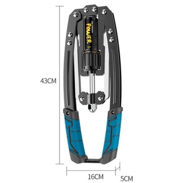 ЭСПАНДЕР ДЛЯ УПРАЖНЕНИЙ, ГРУДНО-ПЛЕЧЕВОЙ КОМПРЕССОР, РЕГУЛИРОВКА 10-200 КГ