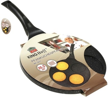 Patelnia do jajek i placków Kinghoff KH-1671 26.5 cm 27 cm marmurowa
