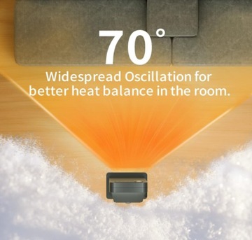 Termowentylator z pilotem 2000 W