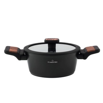 Кастрюля с крышкой Starke Pro Archie Wooden 1,6 л
