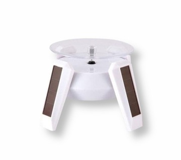 СОЛНЕЧНАЯ ВРАЩАЮЩАЯСЯ ПОДСТАВКА ДЛЯ ЮВЕЛИРНЫХ УКРАШЕНИЙ, БЕЛАЯ, 360 ГРАДУСОВ