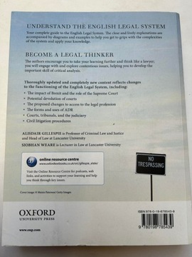 The English Legal System