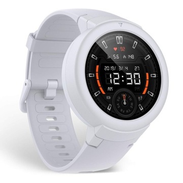 SmartWatch zegarek Amazift opaska sportowa biała 1,3 cala