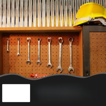PANEL PEGBOARD PANEL METALOWY MONTAŻ ŚCIENNY PANEL PEEGBOARD SYSTEM PRZECHO