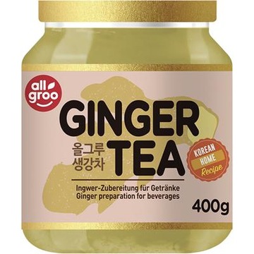 Herbata w żelu imbirowa w formie konfitury Ginger Tea 400g koreańska