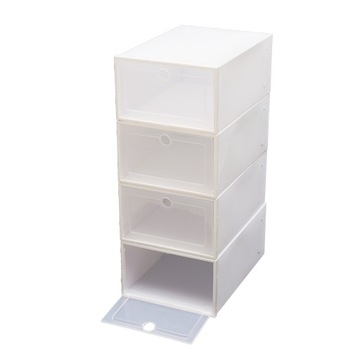 20 ШТ. ПЛАСТИКОВАЯ ПРОЗРАЧНАЯ КОРОБКА ДЛЯ ОБУВИ СКЛАДНАЯ КОРОБКА ДЛЯ ОБУВИ