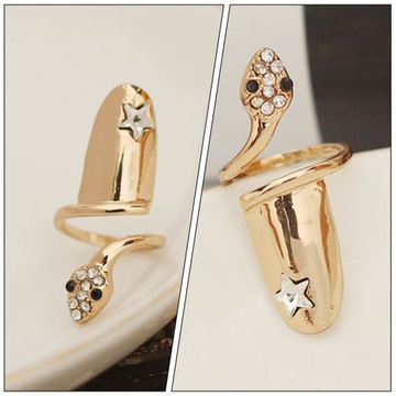 Украшение ногтей полным кольцом для женщин