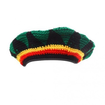 Wielokolorowy akrylowy Jamajka Rasta DreadLock Roots Tam Hat Rasta Beanie C
