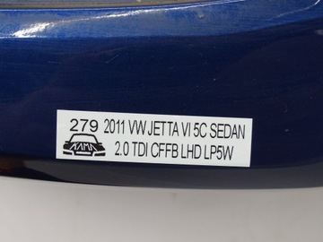 KPL NÁRAZNÍK PŘEDNÍ VW JETTA VI A6 5C LP5W