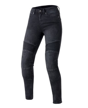 KLASYCZNE JEANSY MOTOCYKLOWE AGNESS II BLACK 4XL