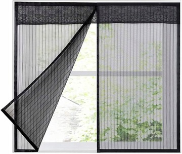 МАГНИТНАЯ МОСКИТНАЯ СЕТКА НА ОКНО 150X200см, VELCRO