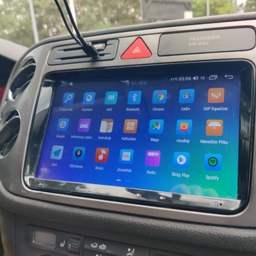 Volkswagen Tiguan I SUV 2.0 TDI CR DPF 140KM 2009 Volkswagen Tiguan 2.0 TDI 4x4 Xenon Android Hak Czujniki Parkowania 2.0, zdjęcie 32